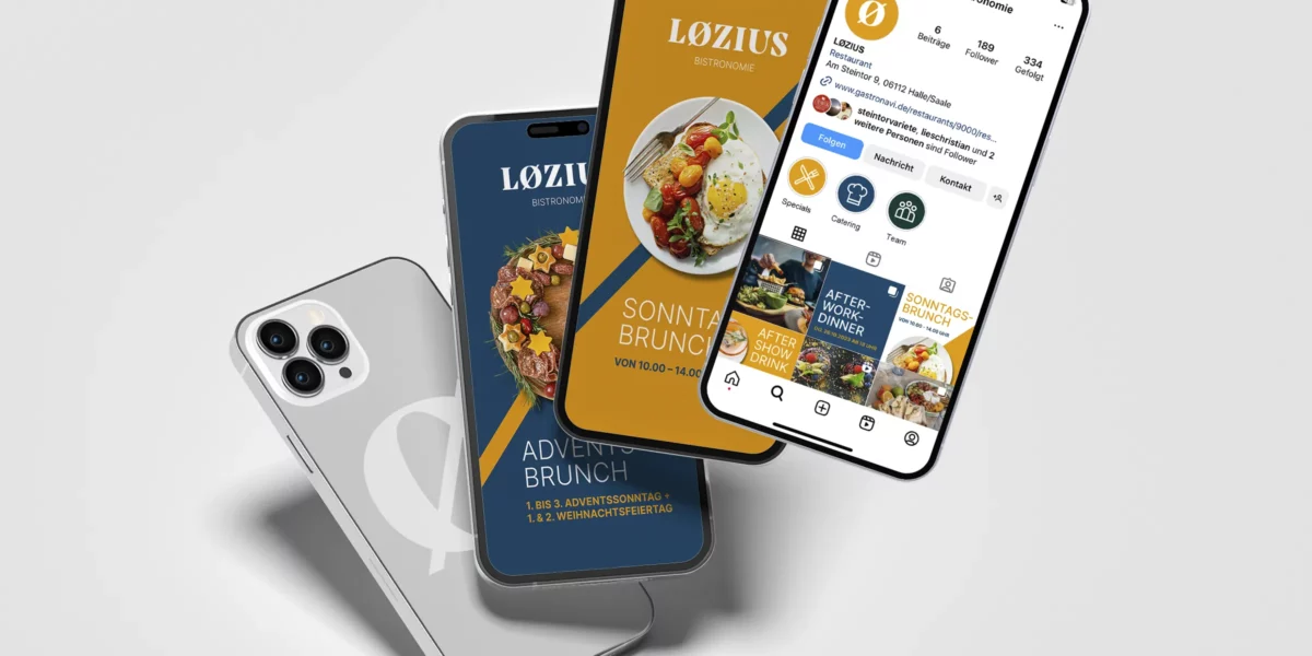 Løzius Bistronomie: Social-Media-Content für Instagram Reels und Stories